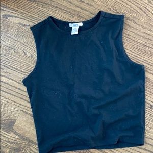 Bar III size small black crop top